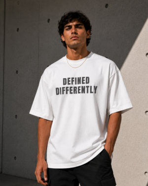 Defined Differently Oversized T-Shirt - White
