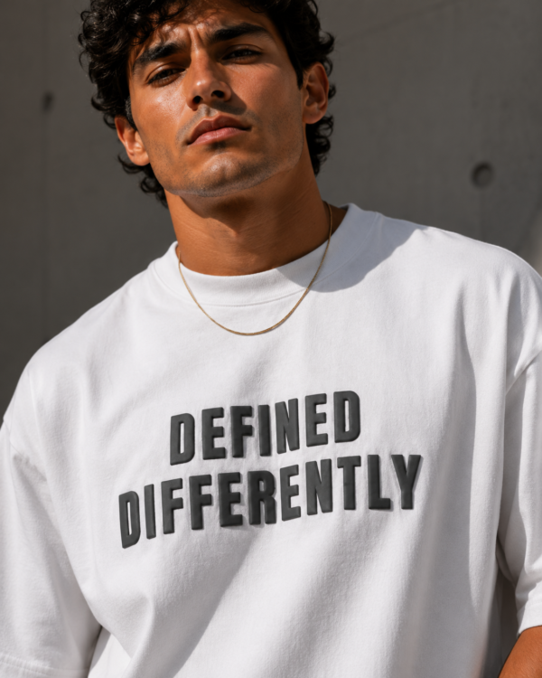 ChatGPT Image Jul 4, 2026, 02_38_15 PM Defined Differently Oversized T-Shirt - White
